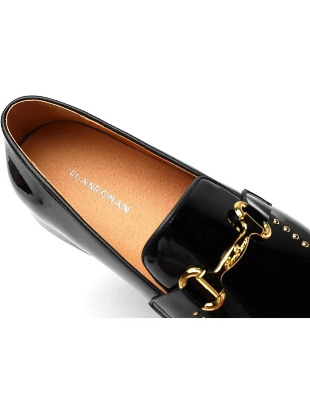 Men's Black Velvet Patent Leather Studded Loafers Wedding Prom Party Shoes